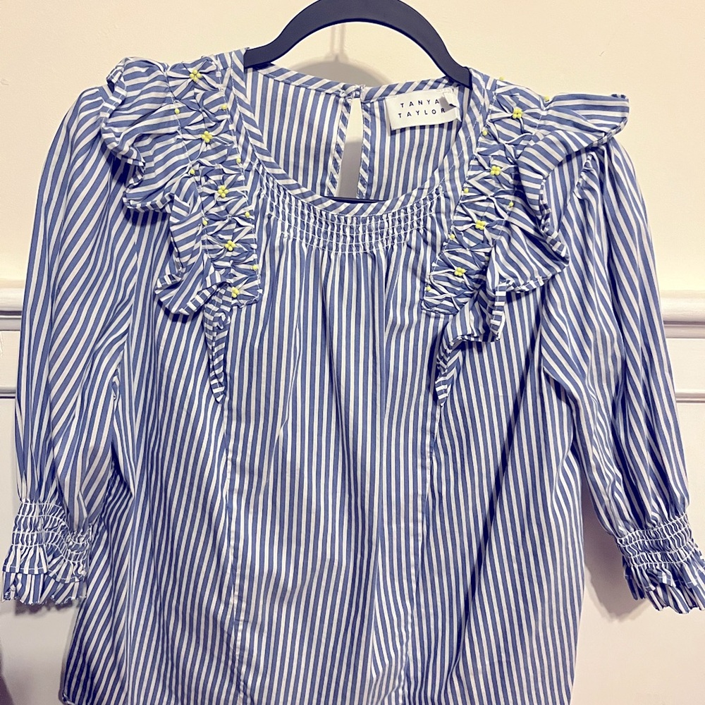 Tanya Taylor – Pilar Ruffle Blouse
